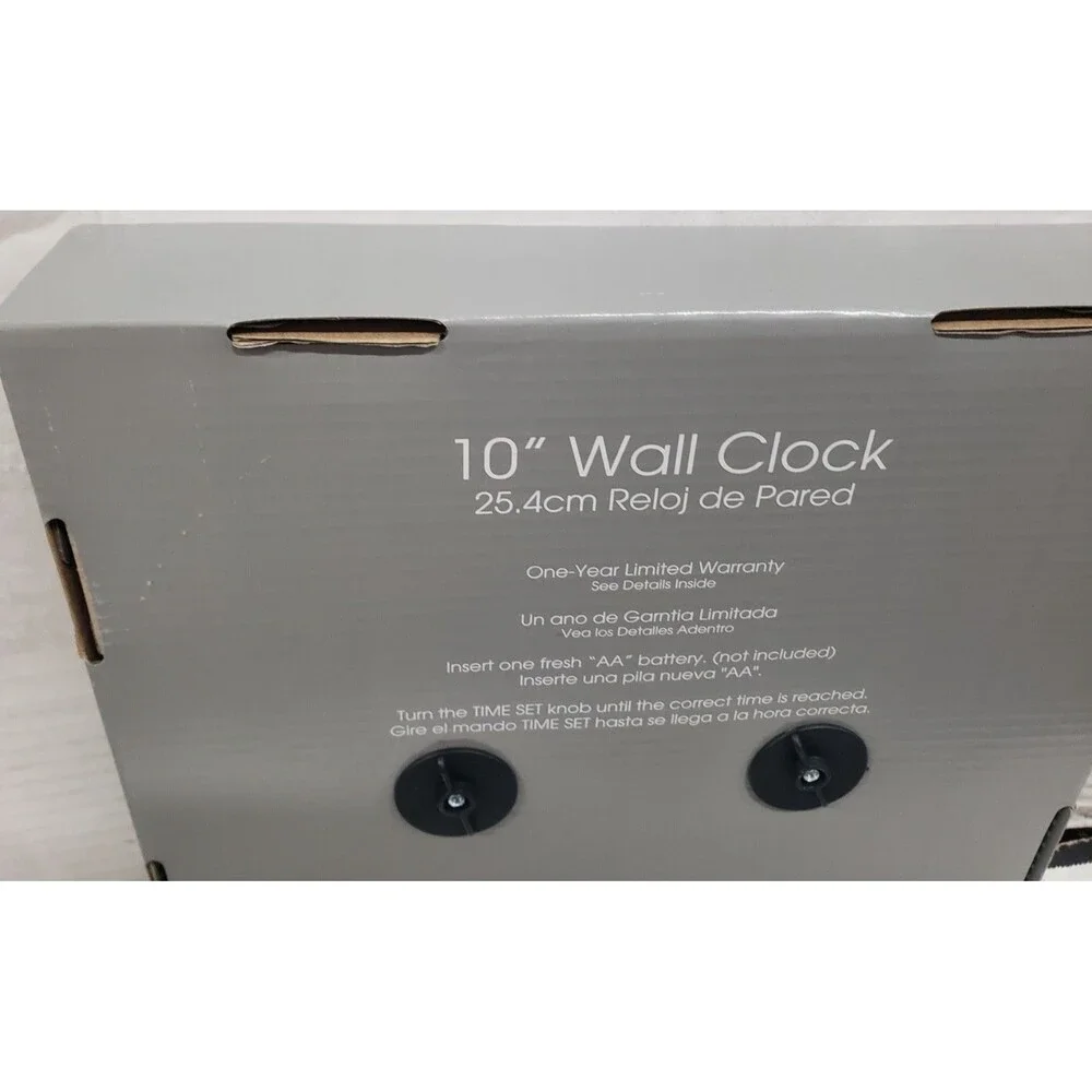 Plastic Decorative Kitchen Wall Clock, approx. 10